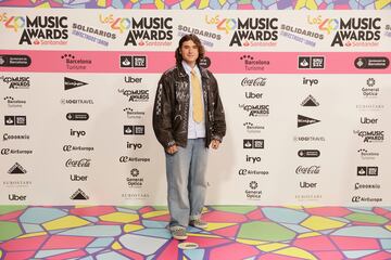 Noan, posando en el photocall de Los40 Music Awards.