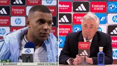 Ancelotti contradice a Mbappé