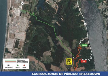 Mapas y zonas de espectadores de la fecha del WRC en Chile