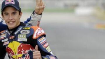 Marc Márquez analiza al detalle su nueva Moto2