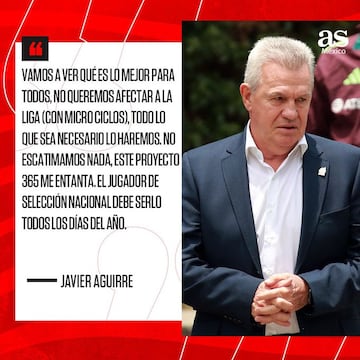 Las mejores frases de la presentación de Javier Aguirre