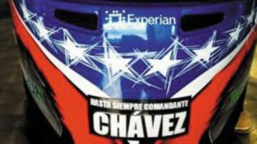 El casco que lucirá Maldonado en el GP de Australia.