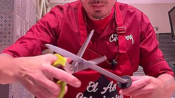 Mariano Sánchez, carnicero veterano: “Con este trucazo, afilarás en nada tus tijeras y cortarán de maravilla”