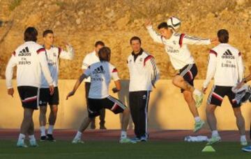 Gran ambiente en el entrenamiento. 