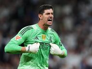 Courtois, portero del Real Madrid.