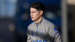 James Rodr&iacute;guez, fuera del partido entre Everton y Southampton por problema f&iacute;sico.