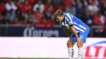 Sergio Canales of Monterrey during the game Toluca vs Monterrey, corresponding to Round 05 of the Torneo Apertura 2023 of the Liga BBVA MX, at Nemesio Diez Stadium, on August 30, 2023.
<br><br>
Sergio Canales de Monterrey durante el partido Toluca vs Monterrey, correspondiente a la Jornada 05 del Torneo Apertura 2023 de la Liga BBVA MX, en el Estadio Nemesio Diez, el 30 de Agosto