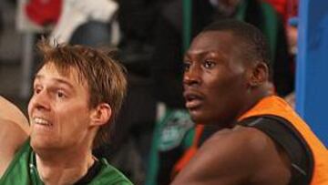 <b>EN BADALONA. </b>Biyombo brilló en su debut con el Fuenlabrada.