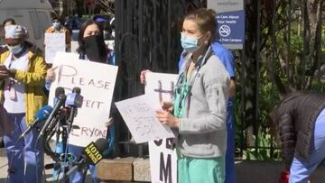 Los médicos de un hospital de Nueva York no aguantan más: encoge el corazón escuchar...