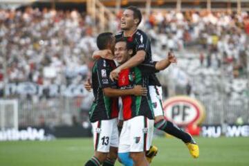 Renato Ramos celebra el gol del empate