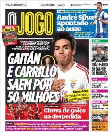 Portadas de la prensa mundial