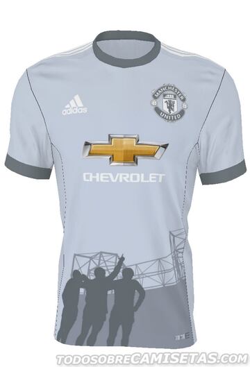 Tercera equipación del Manchester United. 