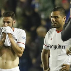 1x1 del Sevilla: Layún entró de cambio y poco pudo hacer