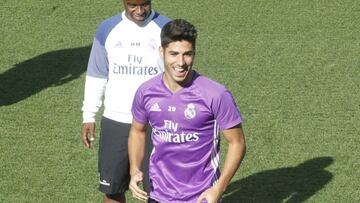 Marco Asensio entretiene la espera por Cristiano Ronaldo