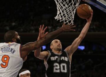 Manu Ginobili. Partido San Antonio Spurs-New York Knicks.