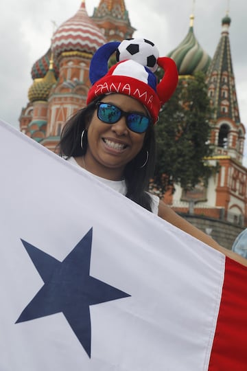 Aficionados de todo el mundo ya están en Moscú para disfrutar del Mundial 2018.



