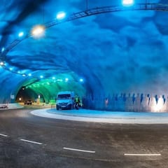 Construyen la primera rotonda submarina del mundo