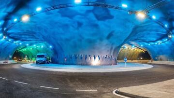 Construyen la primera rotonda submarina del mundo