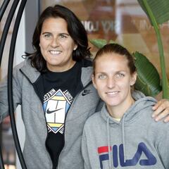 Karolina Pliskova: "Hemos hecho un buen equipo con Conchita"