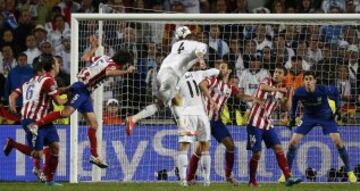 El gol del empate lo marcó Sergio Ramos. 1-1 