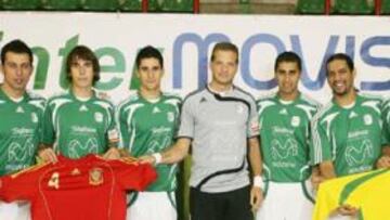 <b>ABRUMADOR. </b>Daniel, Torras, Borja, Ortiz y Amado en Espa Gabriel, Betao, Schumacher y Marquinho en Brasil, todos del Inter MoviStar.