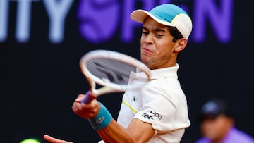 Rodrigo Pacheco durante su participación en el Mexico City Open.