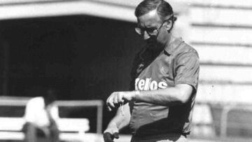 Vicente Cantatore, en un entrenamiento del Real Valladolid.