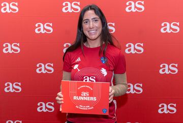 Los runners de AS con sus camisetas para la Zúrich Rock 'n' Roll Running Series Madrid. Jersey amarillo maratón,  gris media maratón y rojo 10 km.