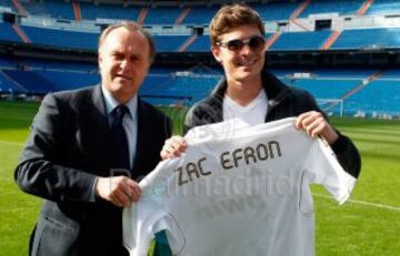 Zac Efron reconoce ser hincha del Madrid y sobre todo de CR7. 