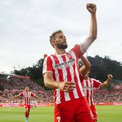 Stuani alarga su historia y se pone a 100 con el Girona