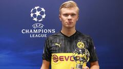 El delantero noruego del Borussia Dortmund, Erling Haaland.