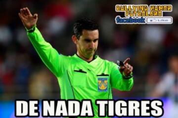 Tigres avanzó a la final con polémica arbitral y los memes reaccionaron