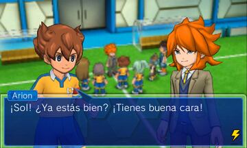 Captura de pantalla - Inazuma Eleven GO Chrono Stones: Llamarada (3DS)