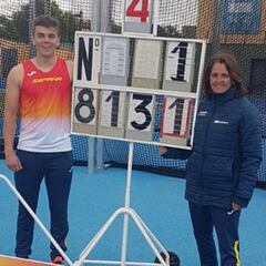 Manu Quijera bate el récord de España de jabalina: 81,31