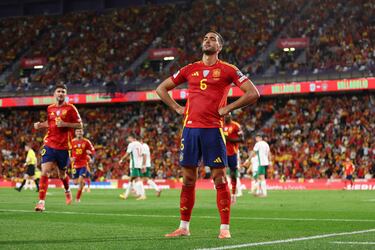2-0. Merino celebra el segundo gol.