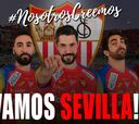Los Hispanos bendicen al Sevilla con el United: #nosotroscreemos