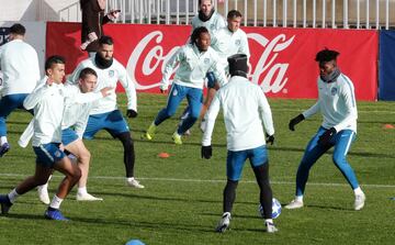 El Atlético se prepara para recibir al Borussia Dortmund