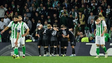 El Dinamo de Zagreb logró ganar en el Villamarín al Betis en febrero.