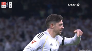 Está tocado por los dioses: golazo escandaloso de Valverde con un golpeo hipnótico
