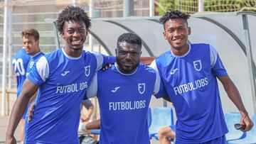 Jugadores del 'Tryout' de FutbolJobs