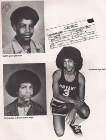 Prince fue un todoterreno de pequeño. Jugó al fútbol, al baloncesto y al béisbol en el instituto.