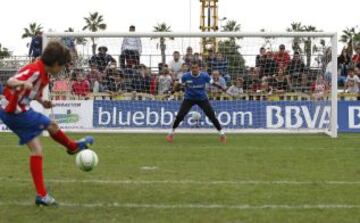 Esteban, portero del Almería, en la tanda de penaltis.