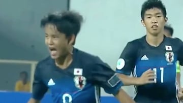 Takefusa Kubo: Real Madrid's Japanese signing in action