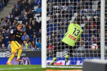 0-1. Griezmann anotó el primer gol.