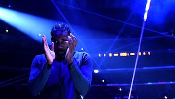 Kawhi Leonard, durante un partido de la NBA de Los Ángeles Clippers
