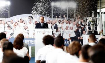 El presidente del Real Madrid, Florentino Pérez. 
