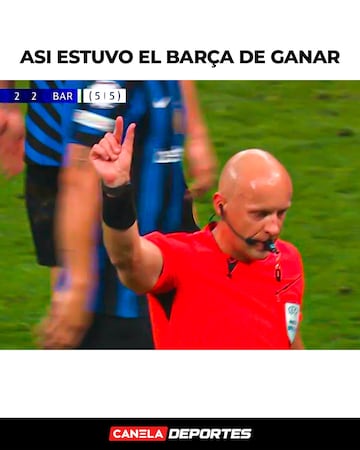 Los mejores memes de la eliminatoria de infarto entre el Inter y el Barcelona