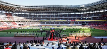 Puesta de largo del Estadio Olímpico de Tokio