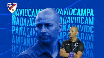 Cartel anunciador del nuevo entrenador del Linares.