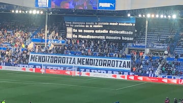 Protesta en Mendizorroza.
